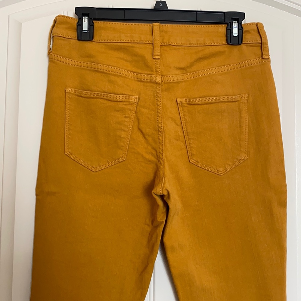 Universal Thread Mustard High Rise Skinny Jeans - Picture 5 of 7